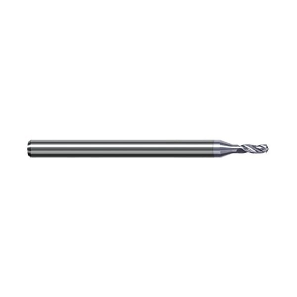 .9mm Drill dia. x 0.1680 in. Carbide HP Drill for Aluminum Alloys, 3 Flutes, TiB2 Coated